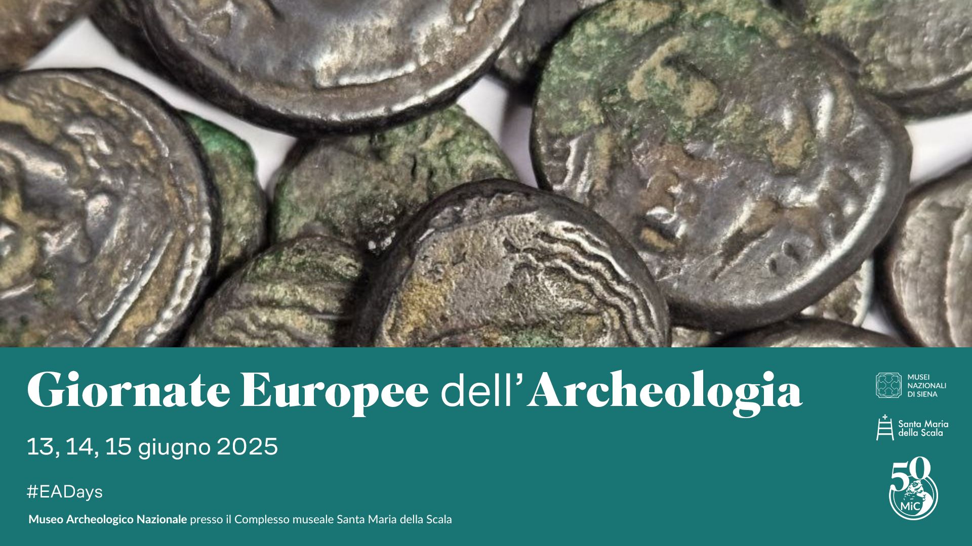 Giornate Europee dell’Archeologia 2025: esposizione di 193 monete etrusche al Museo Archeologico Nazionale presso il Santa Maria della Scala